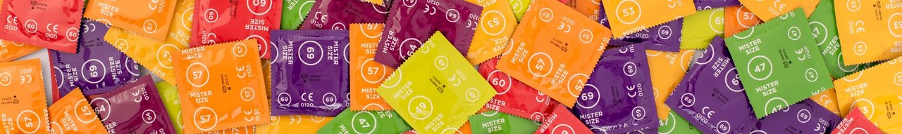 Kleurrijke Mix Mister Size Condooms